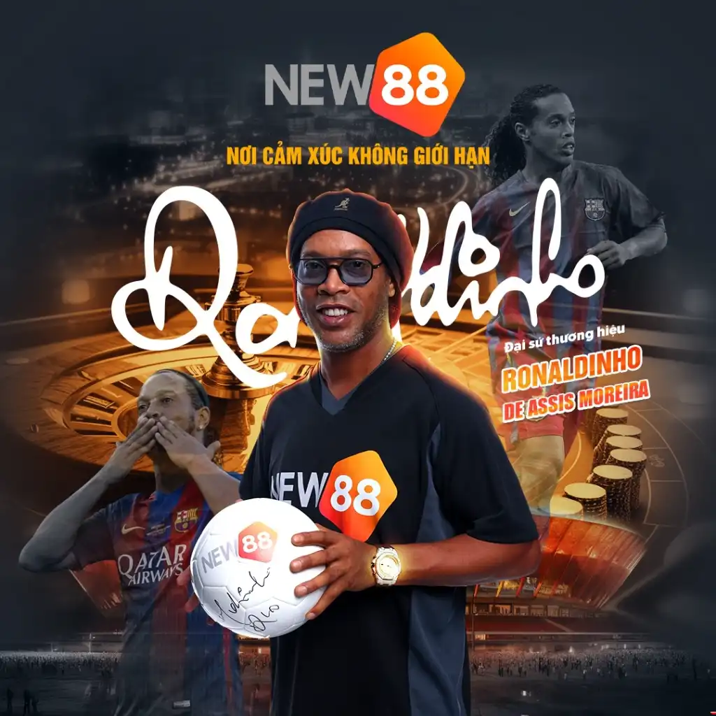 Ronaldinho Đã Chọn Người Chiến Thắng Quả Bóng Vàng 2025 14 Ronaldinho Trở Thành Đại Sứ Thương Hiệu Của New88, Góp Phần Lan Tỏa Tinh Thần Thể Thao Tại Châu Á - Linkvuvu
